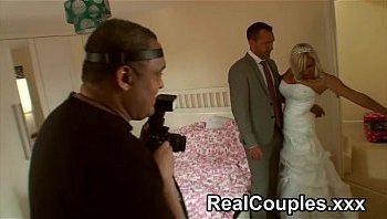 Michelle Thorne behind the scenes on her wedding day