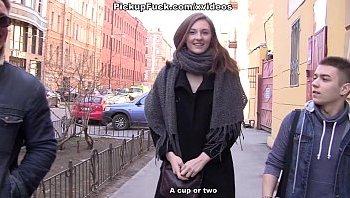 Public Pickups - Horny Czech is paid to show off her body